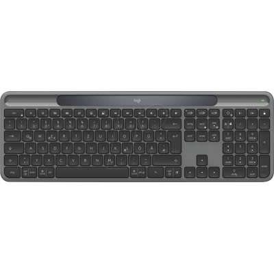 LOGITECH K980 - Teclado inalámbrico, Logi Bolt/Bluetooth, negro, DE LOGITECH K980 - Teclado inalámbrico, Logi Bolt/Bluetooth, negro, DE