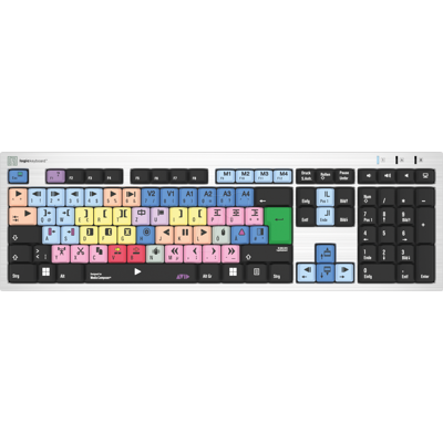 LOGICKEYBOARD LKB-MCOM4AJPUDE - Teclado, USB, para Avid Media Composer LOGICKEYBOARD LKB-MCOM4AJPUDE - Teclado, USB, para Avid Media Composer