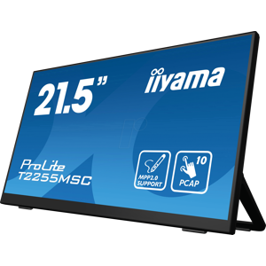 IIYAMA IIY T2255MSCB1 - Monitor táctil de 54,5cm, 10 puntos, altavoz IIYAMA IIY T2255MSCB1 - Monitor táctil de 54,5cm, 10 puntos, altavoz