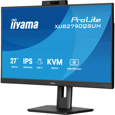 IIYAMA IIY XUB2790QSUH2 - 69cm monitor, QHD, altavoces, USB-C-Dock, LAN, Pivote IIYAMA IIY XUB2790QSUH2 - 69cm monitor, QHD, altavoces, USB-C-Dock, LAN, Pivote