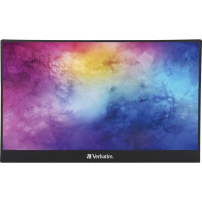 VERBATIM 49591 - Monitor de 35,6 cm, 16:9, Full HD, táctil, USB-C VERBATIM 49591 - Monitor de 35,6 cm, 16:9, Full HD, táctil, USB-C