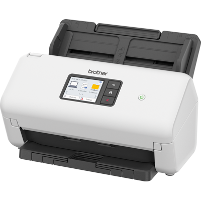 BROTHER BRO ADS-4500W - Escáner de documentos, A4, 35 ppm, LAN/WiFi, doble cara BROTHER BRO ADS-4500W - Escáner de documentos, A4, 35 ppm, LAN/WiFi, doble cara