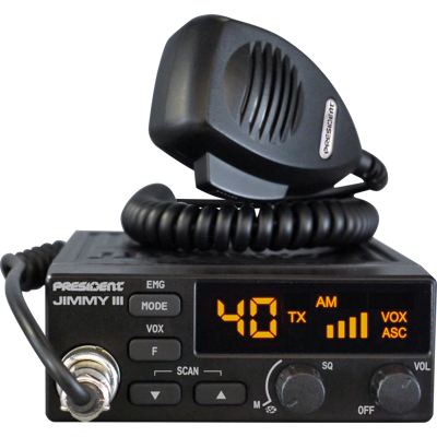 President JIMMY III 40362 - Radio CB Compacto - Alto Rendimiento President JIMMY III 40362 - Radio CB Compacto - Alto Rendimiento