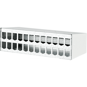 METZ CONNECT BTR 130861-2402E - Módulo carcasa AP 2x12 puerto blanco puro METZ CONNECT BTR 130861-2402E - Módulo carcasa AP 2x12 puerto blanco puro