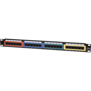 INTELLINET INT 513678 - Panel de conexiones, 24 puertos, Cat5e, 1U. INTELLINET INT 513678 - Panel de conexiones, 24 puertos, Cat5e, 1U.