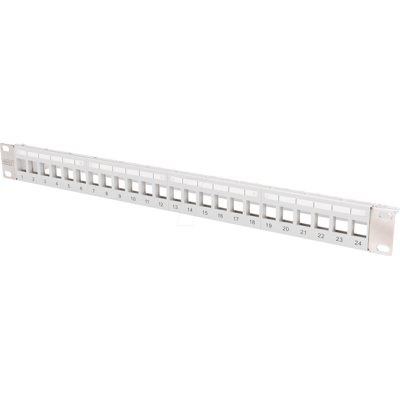 DIGI DN-91410-LF - Panel de conexiones modular DIGITUS® para conector Keystone 1U DIGI DN-91410-LF - Panel de conexiones modular DIGITUS® para conector Keystone 1U