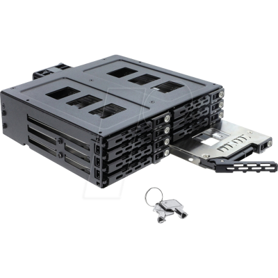 DELOCK 47172 - Rack móvil de 5.25" para 8 unidades HDD / SSD SATA o SAS de 2.5" DELOCK 47172 - Rack móvil de 5.25" para 8 unidades HDD / SSD SATA o SAS de 2.5"