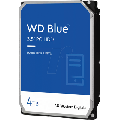 WESTERN DIGITAL WD40EZAX - Disco duro de 4TB WD Blue - Desktop WESTERN DIGITAL WD40EZAX - Disco duro de 4TB WD Blue - Desktop