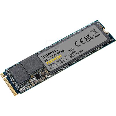 INTENSO 3835460 - Intenso M.2 SSD PCIe Premium 1 TB M.2 NVMe INTENSO 3835460 - Intenso M.2 SSD PCIe Premium 1 TB M.2 NVMe