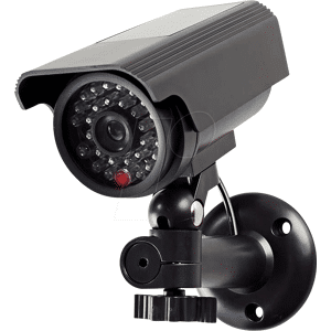 NEDIS N DUMCBS10BK - Dummy Security Camera, Bullet, IP44, Black NEDIS N DUMCBS10BK - Dummy Security Camera, Bullet, IP44, Black
