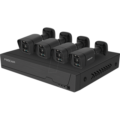 FOSCAM FNA108B4B - Grabador de vídeo de red, conjunto que incluye 4 cá FOSCAM FNA108B4B - Grabador de vídeo de red, conjunto que incluye 4 cá