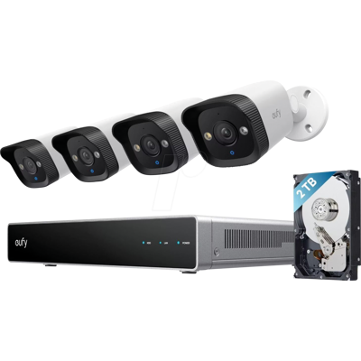 Sistema de Seguridad Eufy E40 Negro, Gris, Blanco - Sistema de Seguridad Sistema de Seguridad Eufy E40 Negro, Gris, Blanco - Sistema de Seguridad