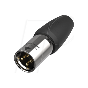 NEUTRIK NC3MX1-T - Conector de cable de 3 pines, (TOP), contactos chapados en oro NEUTRIK NC3MX1-T - Conector de cable de 3 pines, (TOP), contactos chapados en oro