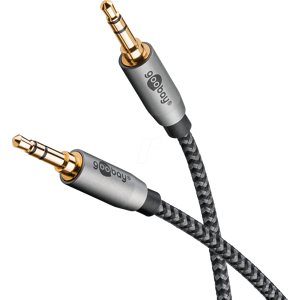 GOOBAY 65272 - Cable de audio, conector jack de 3 patillas de 3,5 mm, 0,5 m GOOBAY 65272 - Cable de audio, conector jack de 3 patillas de 3,5 mm, 0,5 m