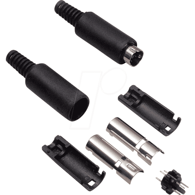 BKL 0204002 - Conector Mini-DIN de 4 pines, S-VHS BKL 0204002 - Conector Mini-DIN de 4 pines, S-VHS