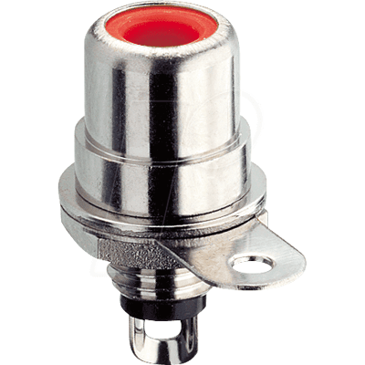 LUMBERG LUM BTO1 RT - Conector hembra de montaje en panel RCA, codificación de LUMBERG LUM BTO1 RT - Conector hembra de montaje en panel RCA, codificación de