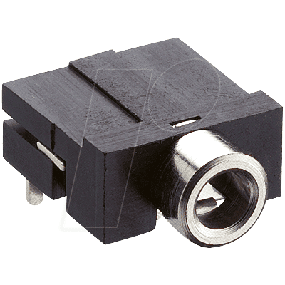 LUMBERG LUM KLBR 4 - Conector jack hembra encastrable, 3,5 mm, estéreo, 3 polos LUMBERG LUM KLBR 4 - Conector jack hembra encastrable, 3,5 mm, estéreo, 3 polos