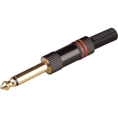 BKL KS 63MGS-RT - Conector jack, 6,3 mm, mono, 2 polos BKL KS 63MGS-RT - Conector jack, 6,3 mm, mono, 2 polos