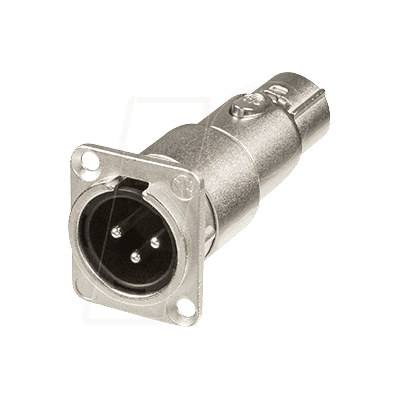 NEUTRIK NA3MDF - Adaptador XLR macho/hembra, 3 vías NEUTRIK NA3MDF - Adaptador XLR macho/hembra, 3 vías