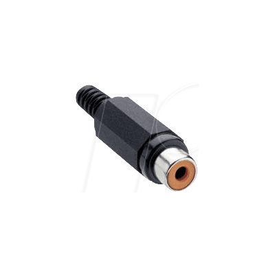 LUMBERG LUM XKTO1 SW - Acoplamiento RCA, codificación de color negro LUMBERG LUM XKTO1 SW - Acoplamiento RCA, codificación de color negro