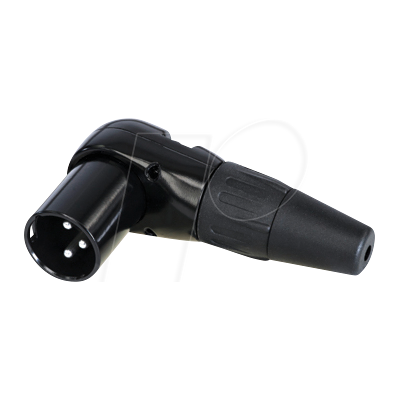 Conector XLR en ángulo de 3 polos Rean RC3MR-BAG - Conector Conector XLR en ángulo de 3 polos Rean RC3MR-BAG - Conector