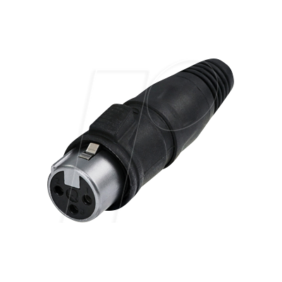 Rean AV RCX3F-Z-000-1 Conector - IP65, 3 Pólos, Recto, Cromo Rean AV RCX3F-Z-000-1 Conector - IP65, 3 Pólos, Recto, Cromo