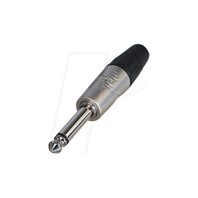 Conector monoaural RP2C 6,35mm Rean - 2 Pines Conector monoaural RP2C 6,35mm Rean - 2 Pines