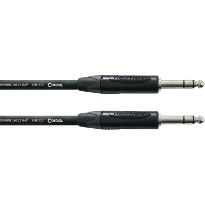 Cable Estéreo Simétrico Cordial CPM VV 2.5m Cable Estéreo Simétrico Cordial CPM VV 2.5m