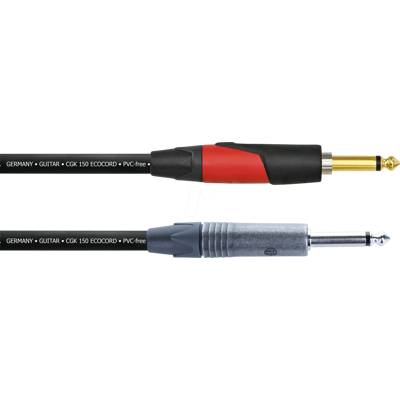 ECOC 3 PP-SILENT - CORDIAL 6,3 mm mono jack, mono jack, 3,00m ECOC 3 PP-SILENT - CORDIAL 6,3 mm mono jack, mono jack, 3,00m