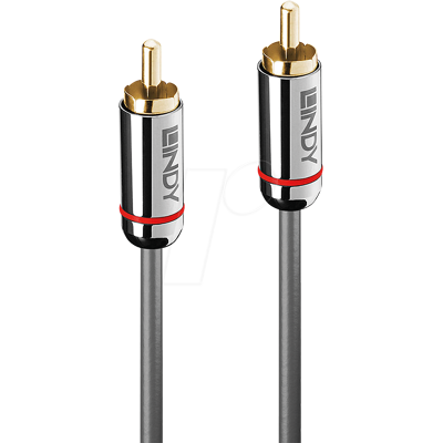 LINDY 35341 - Cable de audio RCA, 1 conector RCA, 3,0 m LINDY 35341 - Cable de audio RCA, 1 conector RCA, 3,0 m