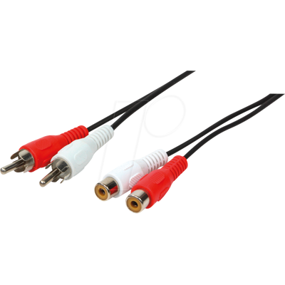 LOGILINK CA1037 - Cable RCA, 2 conectores RCA a 2 conectores RCA, 5 m LOGILINK CA1037 - Cable RCA, 2 conectores RCA a 2 conectores RCA, 5 m