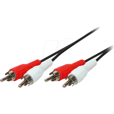 LOGILINK CA1039 - Cable RCA, 2 conectores RCA a 2 conectores RCA, 2,5 m LOGILINK CA1039 - Cable RCA, 2 conectores RCA a 2 conectores RCA, 2,5 m