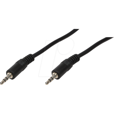 LOGILINK CA1050 - Cable de audio, conector jack de 3 patillas de 3,5 mm, 2 m LOGILINK CA1050 - Cable de audio, conector jack de 3 patillas de 3,5 mm, 2 m