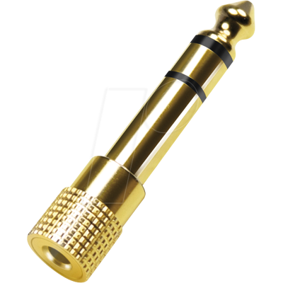 LOGILINK CA1213 - Conector jack estéreo de 6,35 mm a conector jack estéreo de 3,5 LOGILINK CA1213 - Conector jack estéreo de 6,35 mm a conector jack estéreo de 3,5