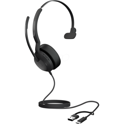JABRA JA 25069-899-899 - Auriculares, Evolve2 50, USB C/A, MS, Mono, Sin BT JABRA JA 25069-899-899 - Auriculares, Evolve2 50, USB C/A, MS, Mono, Sin BT