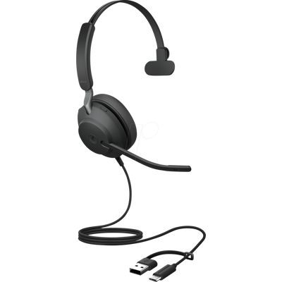 JA 24189-899-799 - Auriculares, JABRA Evolve2 40 SE, USB C/A, MS, MONO JA 24189-899-799 - Auriculares, JABRA Evolve2 40 SE, USB C/A, MS, MONO