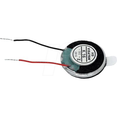 VISATON VIS K16-50 - Altavoz pequeño K 16, 0,5 W, 50 ohmios VISATON VIS K16-50 - Altavoz pequeño K 16, 0,5 W, 50 ohmios