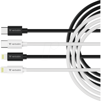 VERBATIM 32392 - Cable de sincronización y carga, USB-C -> Relámpago, 1 m, paquet VERBATIM 32392 - Cable de sincronización y carga, USB-C -> Relámpago, 1 m, paquet