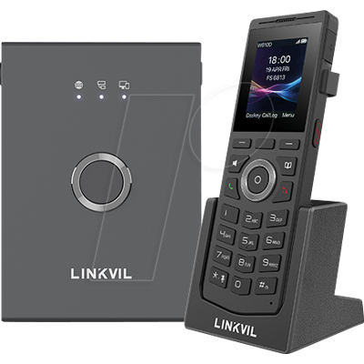 FANVIL W710P - Teléfono DECT, sistema multi-célula, 1 auricular, negro FANVIL W710P - Teléfono DECT, sistema multi-célula, 1 auricular, negro