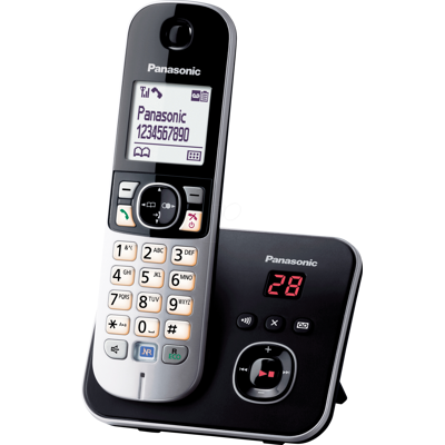 PANASONIC PAN KX-TG6821GB - Teléfono DECT, con contestador automático, 1 microteléfon PANASONIC PAN KX-TG6821GB - Teléfono DECT, con contestador automático, 1 microteléfon