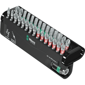 WERA 05057430001 - Bit set bit check 30, 30 partes mezcladas, torsión WERA 05057430001 - Bit set bit check 30, 30 partes mezcladas, torsión