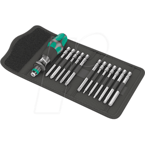 WERA 05004171001 - Juego de puntas Kraftform Kompakt, 13 piezas variadas WERA 05004171001 - Juego de puntas Kraftform Kompakt, 13 piezas variadas