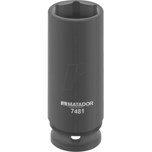 MATADOR 7481 0200 - Inserto de vaso largo, 20 mm, 1/2" - Llave de vaso MATADOR 7481 0200 - Inserto de vaso largo, 20 mm, 1/2" - Llave de vaso