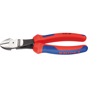 KNIPEX KN 74 02 180 - Alicates de corte diagonal de fuerza, 180 mm, cabeza pulida KNIPEX KN 74 02 180 - Alicates de corte diagonal de fuerza, 180 mm, cabeza pulida