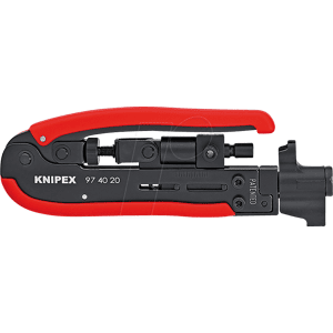 KNIPEX KN 97 40 20 - Herramienta de compresión, 175 mm, para conectores macho KNIPEX KN 97 40 20 - Herramienta de compresión, 175 mm, para conectores macho