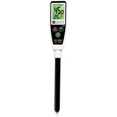 CHAUVIN ARNOUX CHAU P01710016 - Comprobador de pH y temperatura C.A 10002, con electrodo de pene CHAUVIN ARNOUX CHAU P01710016 - Comprobador de pH y temperatura C.A 10002, con electrodo de pene