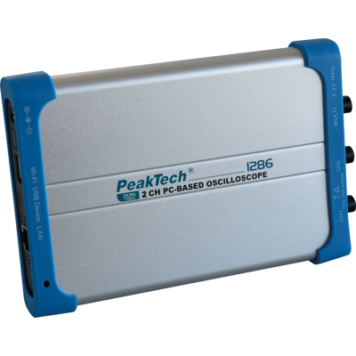 PEAKTECH 1286 - Osciloscopio USB, 100 MHz, 2 canales PEAKTECH 1286 - Osciloscopio USB, 100 MHz, 2 canales