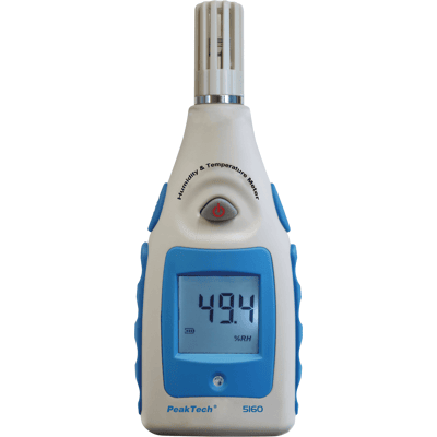 PEAKTECH 5160 - Medidor de humedad para humedad del aire, 10 - 99% PEAKTECH 5160 - Medidor de humedad para humedad del aire, 10 - 99%