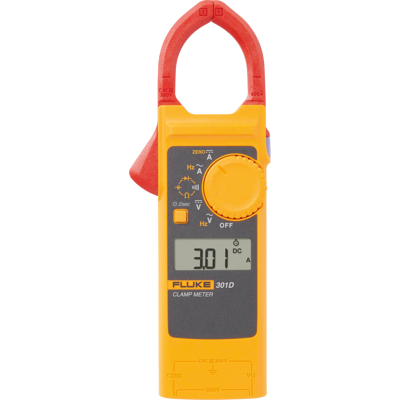 FLUKE 301D - Abrazadera de corriente 301D, digital, AC/DC, hasta 600 A. FLUKE 301D - Abrazadera de corriente 301D, digital, AC/DC, hasta 600 A.