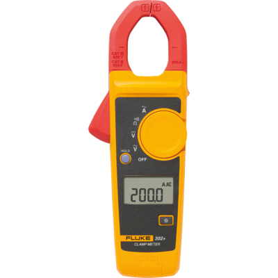 FLUKE 302+ - Abrazadera de corriente 302+, digital, AC, hasta 400 A. FLUKE 302+ - Abrazadera de corriente 302+, digital, AC, hasta 400 A.